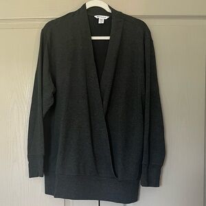 Athleta Purana V-Neck Wrap Sweatshirt